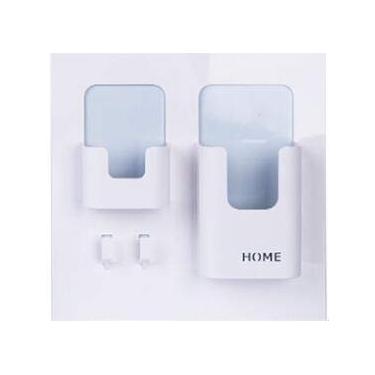 Imagem de Prateleiras de cabeceira Bright Life para quarto, dormitório, sala de estar, organizador â€“ Use como Mesa de Cabeceira de criança para organizar fones de ouvido, controles remotos, vidro, celulares (tipo vertical)