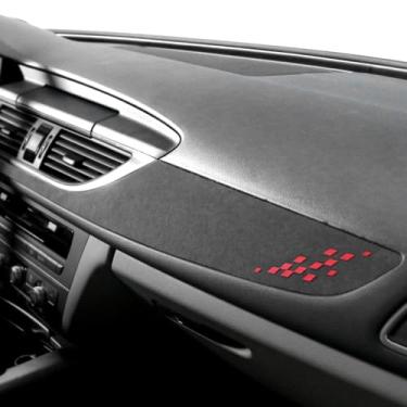 Imagem de BETTERHUMZ Compatível com A6 C7 2012-2018 para Alcantara Co-Pilot Painel Painel Instrumento Guarnição Adesivo Carro Interior Tuning Acessório