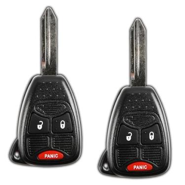 Imagem de Substituição para chave de carro de controle remoto de entrada KeylessOption para OHT692427AA KOBDT04A (pacote com 2)