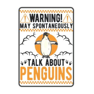 Imagem de Pinguin Notizbuch: May spontaneously talk about Penguins / 6x9 Zoll / 120 karierte Seiten