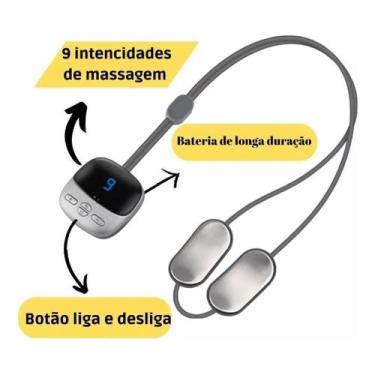 Imagem de Massageador De Pescoço Ombros Lombar Carregamento Usb Tecnologia Portá