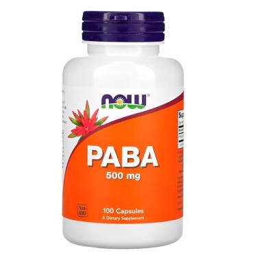 Imagem de NOW Foods Paba 500mg 100 Cápsulas Importado