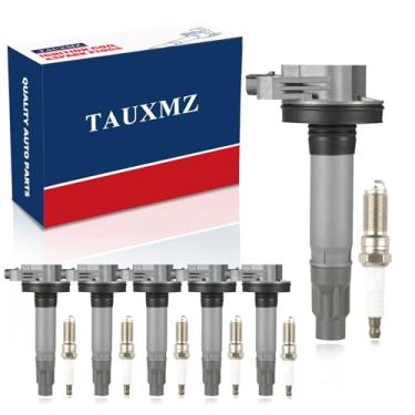 Imagem de TAUXMZ Pacote De Bobina De Ignição E Velas De Ignição Compatíveis Com 3,5 L V6 2007 2008 2009 2010 2011 Para Ford Edge Fusion Taurus Flex, Para Lincoln Mkx Mkt Mkz, Para Mercury Sable Uf553 (Conjunt
