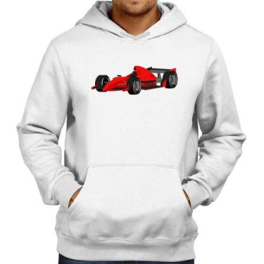 Imagem de Moletom Carro de Corrida - Foca na Moda, Branco, G
