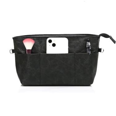 Imagem de Lckaey Inserção organizadora de bolsa atualizada para bolsa Longchamp le pliage e nunca completa, inserção de papel Dupont ultraleve 4002black-M