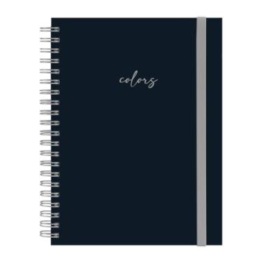 Imagem de Caderno Universitário Plus Solid Colors Grafite 12 Matérias