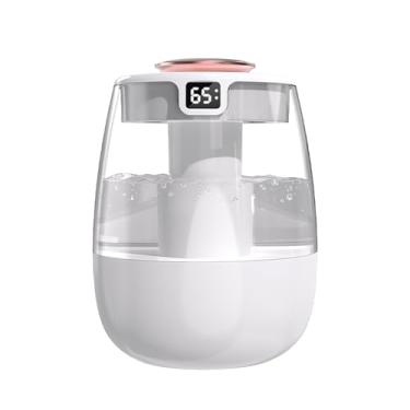 Imagem de KUOTINGLUCK Umidificador, 2200 ml, visor digital, névoa dupla, desligamento automático, luz noturna, ultra silencioso, para quarto, escritório