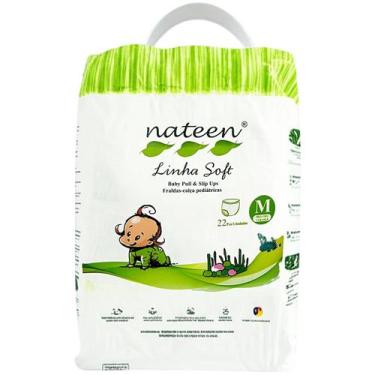 Imagem de Fralda-Calça Pediátrica Nateen Soft M 22 unidades