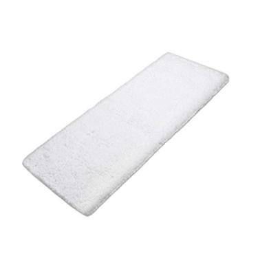 Imagem de Tapete de banheiro luxuoso antiderrapante tapete de banheiro (50,8 x 81,2 cm) - absorvente de água eficiente, lavável na máquina/seco e tapete de banheira de pelúcia extra macio para banheiro, sala de estar e lavanderia, Snow White, 59" x 20"