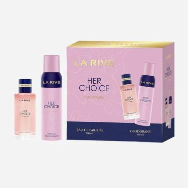 Imagem de Kit Perfume Her Choice La Rive EDT Feminino 100ml + Desodorante 150ml