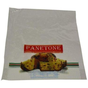 Imagem de 3000 Saco Plástico Impresso Pra Panetone 500G 25X35Cm (3Pct) - Kromasa