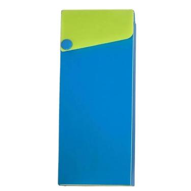 Imagem de Estojo Plástico Escolar Dello - Collor Azul E Verde