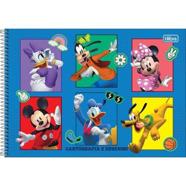 Imagem de Caderno De Desenho Mickey Tilibra - 80 Folhas 6 Personagens