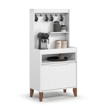 Imagem de Buffet Cantinho Do Café Flow Ej Aparador Para Sala De Jantar Balcão 2 Portas (BRANCO)