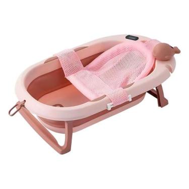 Imagem de Banheira Ofurô Compacta P/ Bebê Dobrável Com Rede Inclusa - Tibaby, Ro