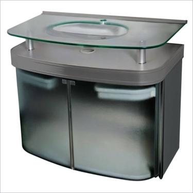 Imagem de Gabinete para Banheiro com Cuba Cris Master Silver