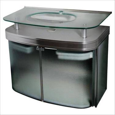 Imagem de Gabinete para Banheiro com Cuba Cris Master Silver