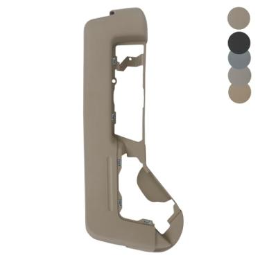 Imagem de TQPONLY Capa de painel de acabamento de assento de carro camelo moldura dianteira esquerda compatível com Ford e Lincoln