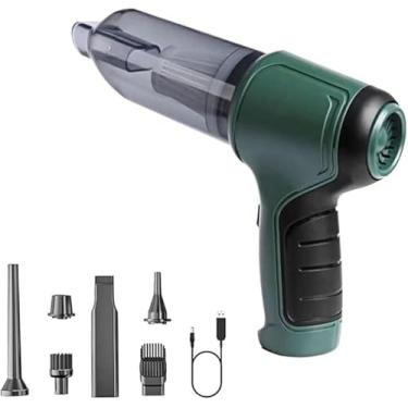 Imagem de Aspirador Portátil 3 em 1 Recarregável, Compressor e Inflador - Ultra Leve 120W