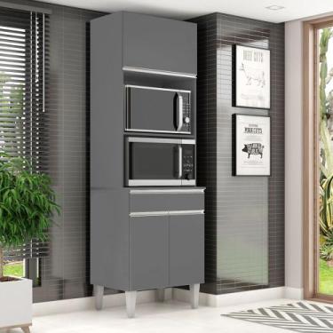 Imagem de Paneleiro Torre Quente Andreia Ajl Móveis - Cinza