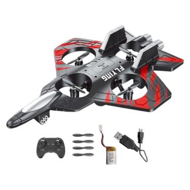 Imagem de Yunhgft Avião de Brinquedo de Controle Remoto de Espuma com Enfeite de Artesanato E Avião RC Leve para Crianças, Brinquedo de Aeronave para Jardim E Crianças, Vermelho