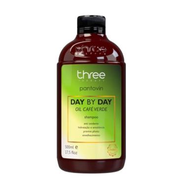 Imagem de Shampoo Day By Day Pantovin Café Verde Three Therapy (500ml)