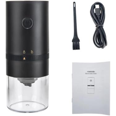 Imagem de Moedor De Café Portátil, Novo Moedor De Café Portátil De Atualização Type-c Usb Charge Profissão Moedor De Grãos De Café Com Núcleo De Moagem De Cerâmica, White