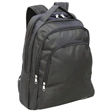 Imagem de Mochila LS Bolsas Para Notebook 15.6 Executiva Preta 3 divisões - MN4218