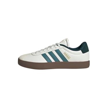 Imagem de adidas Tênis masculino Vl Court 3.0, Branco/azul-petróleo/Aurora Ivy, 39