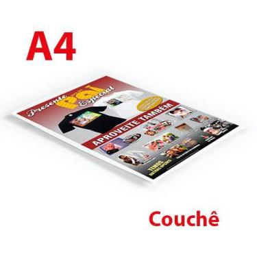 Imagem de Papel Couchê A4 - Impressão Colorida - no-brand