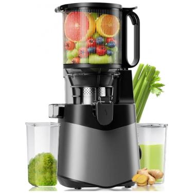 Imagem de Extrator de Suco a Frio, Bocal Largo de 13,4 cm Máquina Extratora de Suco com 400W, Alto Rendimento de Suco, EanOruus,