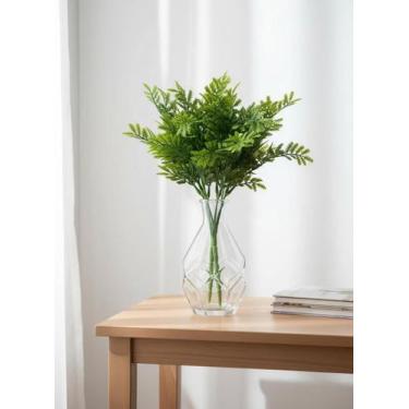 Imagem de Flor Buquê Samambaia Verde Decorativo 34cm - Bela Flor