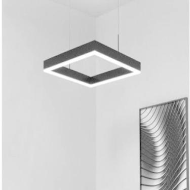 Imagem de Luminária Squadra Perfil 30x30 Led Quadrado Cabo Suspenso - Redtun, Pr