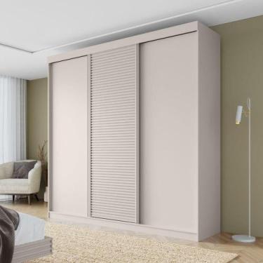 Imagem de Guarda-roupa Casal 3 Portas de Correr Samambaia Cabecasa Madeiramadeir