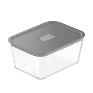 Imagem de Pote De Vidro Hermético Porta Mantimentos Ou 2,4L Fresh Lock