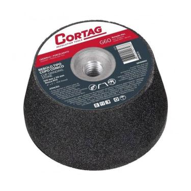 Imagem de Rebolo Copo Conico Cortag 75mm G60 Rosca M14