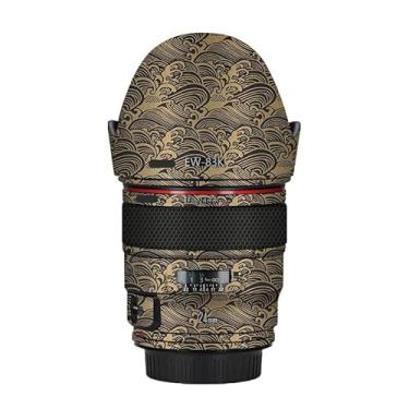 Imagem de EF 24 1,4 L II Protetor de Lente de Câmera Revestimento Película Protetora Vinil Película Adesivo Premium para Canon EF 24 mm F1.4 L II (Ouro Onda)