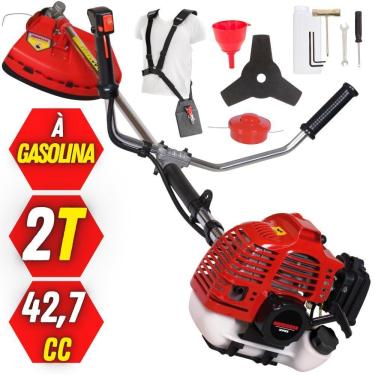 Imagem de Roçadeira Kawashima Kw43l à Gasolina 43cc 2t Com Acessórios