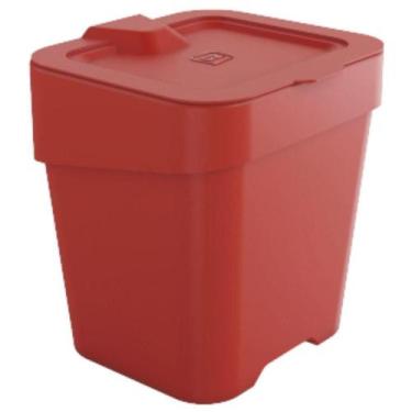 Imagem de Lixeira de Pia Slim 2,5L UZ420-VM UZ Plástico Vermelho