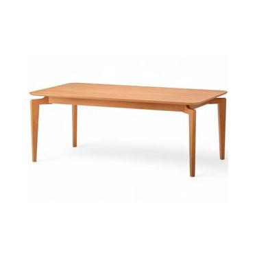 Imagem de Mesa de Jantar Columbia Base Madeira 6 Lugares 140 x 90 x 78 cm (C x L x A) Retangular Cor Champagne