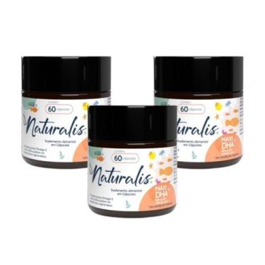 Imagem de Omega 3 Maxi DHA Naturalis 60 Cápsulas 1500mg DHA, 3 Unids
