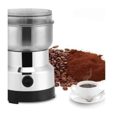 Imagem de Moedor Triturador de Grãos e Café Elétrico 300ml 220V – Aço Inoxidável, Alta Velocidade 14500rpm, Ideal para Temperos, Grãos, Amendoins e Amêndoas – Compacto e Potente
