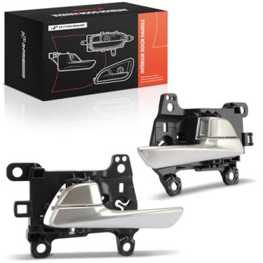 Imagem de A-Premium Maçaneta de porta adequada para Hyundai Tucson 2015-2021, cromada, dianteira esquerda e direita, um conjunto de 2