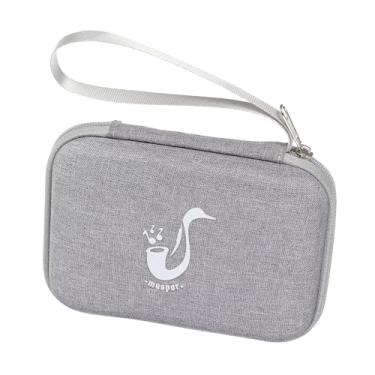 Imagem de YIJU Estojo para Palhetas Impermeável e ao Desgaste, Bolsa de Armazenamento para Palhetas de Saxofone Alto e Acessórios, Cinza