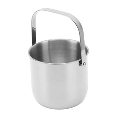 Imagem de Mingzhe Balde de Gelo Com Isolamento Duplo de Aço Inoxidável, Vinho, Cerveja Champanhe, Balde de Gelo Espesso para Bares Familiares (Prata)
