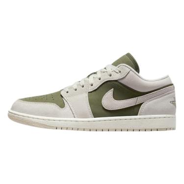 Imagem de Tênis masculino Air Jordan 1 Low SE (médio oliva/vela/marrom claro), Verde-oliva/marrom claro, 40
