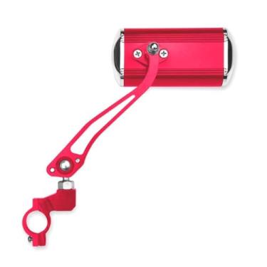 Imagem de Espelho Retrovisor Traseiro para Bicicleta Suporte Guidão de Ajustável 360 Rotativo Ângulo Amplio Montanha Estrada e Mot