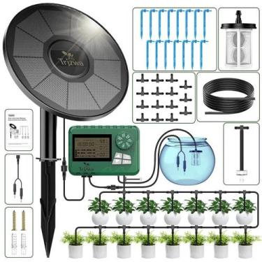 Imagem de Sistema de Irrigação Solar DIY - Rega para Jardim e Estufa (Mangueira 