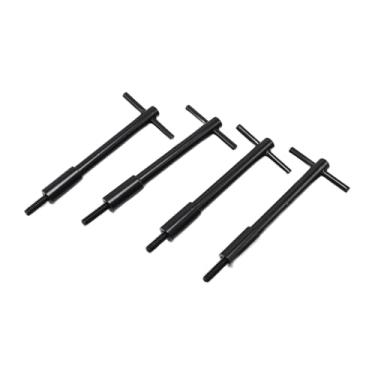 Imagem de KiBcsLic Conjunto de 4 parafusos de fixação da tampa de válvulas em T, robustos, em liga de alumínio, à prova de vazamentos, peças de reposição fáceis de