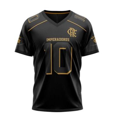 Imagem de Camiseta Flamengo Imperadores Feather Masculina - Preto, M